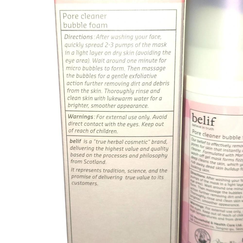 belif pore cleaner